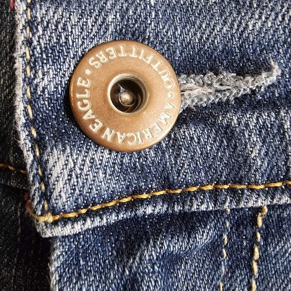 American Eagle Hipster Blue Women's Jeans - Picture 4 of 12